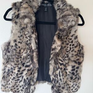 Adrienne Landau Rabbit Fur Vest